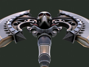 Fantasy Axe 1 3D Model