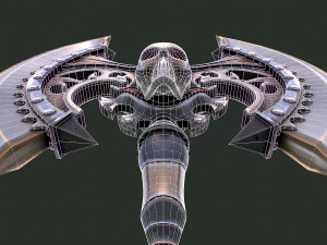 Fantasy Axe 1 3D Model