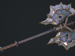 Fantasy axe 2 3D-Modell