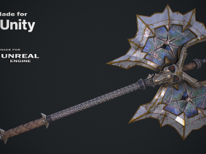 Fantasy axe 2 3D 模型