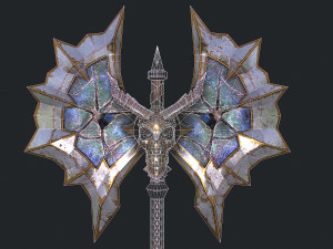Fantasy axe 2 3D 模型