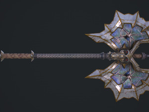 Fantasy axe 2 3D 模型