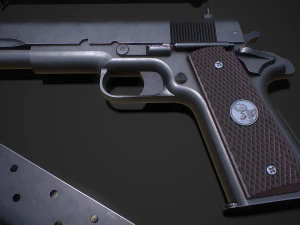 Armeepistole 3D Modell