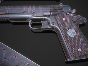 Army pistol 3D Model