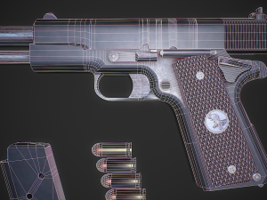 Army pistol 3D Model