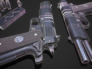 Army pistol 3D Model