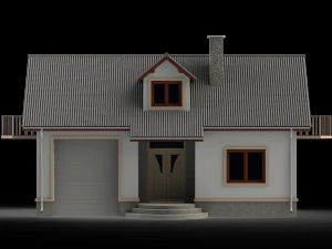 villa 3D Model