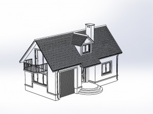 villa 3D 模型