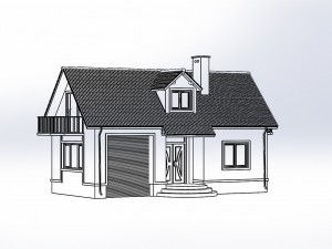 villa 3D 模型