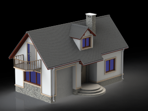 villa 3D 모델