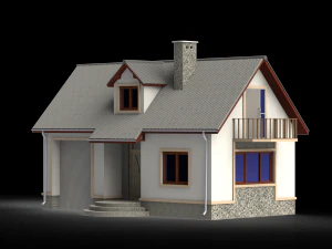 villa 3D Model