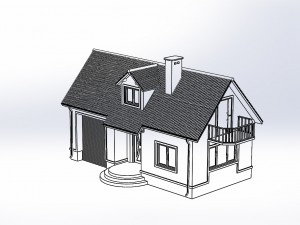villa 3D 模型