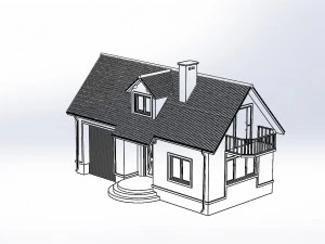 villa 3D Model