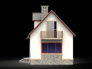 villa 3D 模型