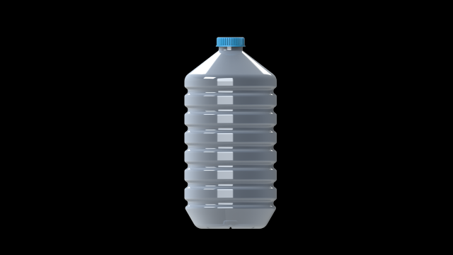 plastic bottle 3D Model .c4d .max .obj .3ds .fbx .stl .blend
