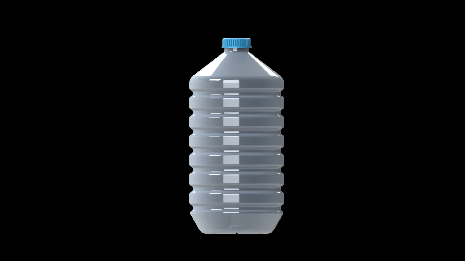 plastic bottle 3D Model .c4d .max .obj .3ds .fbx .stl .blend