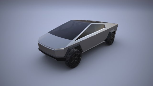 tesla cybertruck 3D 모델 .c4d .max .obj .3ds .fbx .stl .blend 