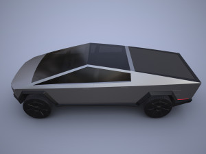 tesla cybertruck 3D 모델
