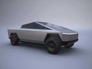 tesla cybertruck 3D 모델