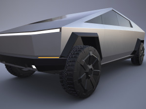 tesla cybertruck 3D 모델