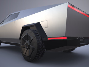 tesla cybertruck 3D 모델