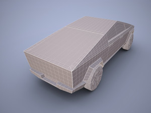 tesla cybertruck 3D 모델