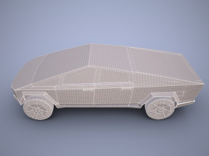 tesla cybertruck 3D 모델