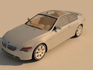 bmw serie 2 argento Modello 3D