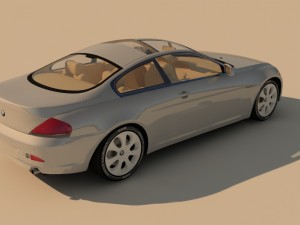 bmw series 2 silver Modèle 3D