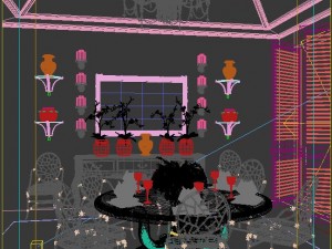 restaurant Modèle 3D