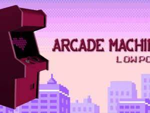 arcade machine low poly 3D Model