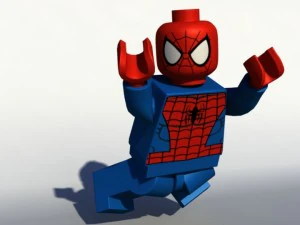Lego spiderman rig 3D Model