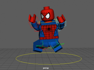 Lego spiderman rig 3D Modell