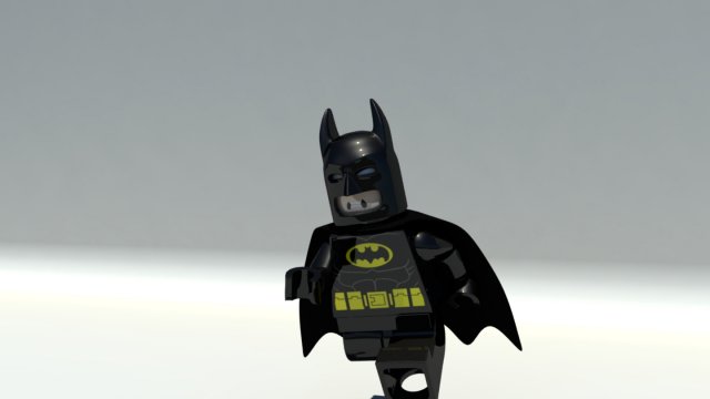 lego batman rig rig face 3D 모델 .c4d .max .obj .3ds .fbx .stl .blend