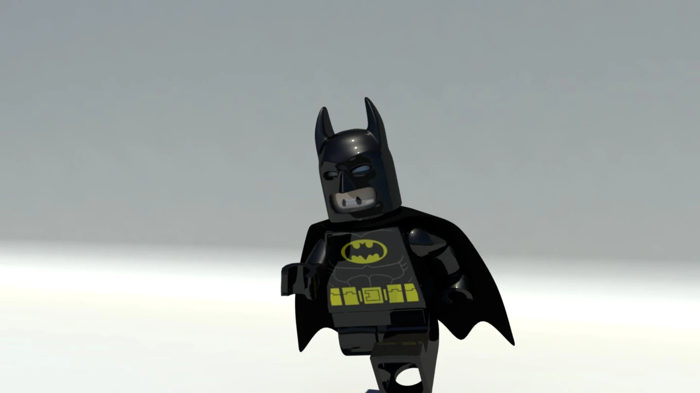 lego batman rig rig face 3D Model .c4d .max .obj .3ds .fbx .stl .blend 