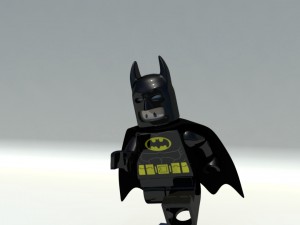 lego batman rig rig face 3D Model