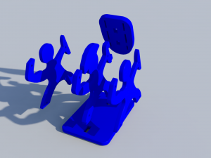 spartan knife holder to print 3D 프린트 모델