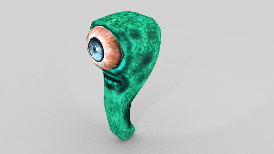 alien warm 3D Model .c4d .max .obj .3ds .fbx .stl .blend 
