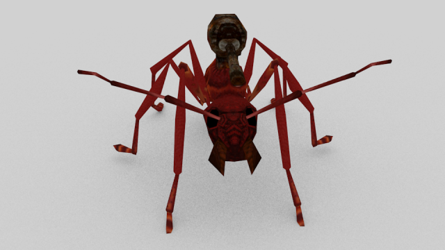 ant with 3Dモデル .c4d .max .obj .3ds .fbx .stl .blend 