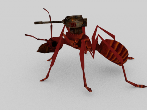 ant with 3Dモデル