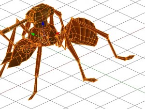 ant with 3Dモデル