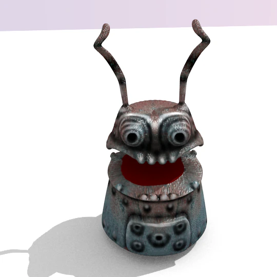 robot man&iacute;aco Modelo 3D .c4d .max .obj .3ds .fbx .stl .blend 