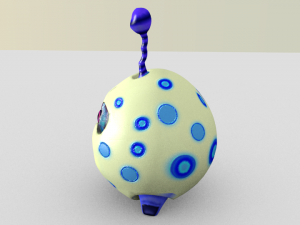 martian egg Modelo 3D