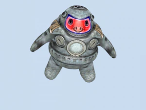 astronaut cartoon 3D Model