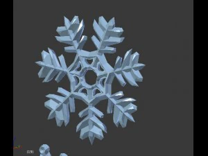 snowflake 3D Model
