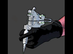 tattoo machine 3D Model