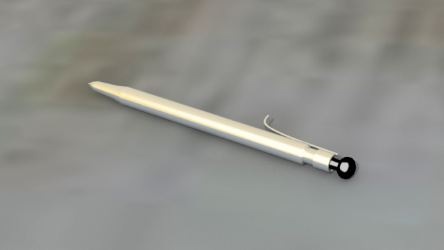pen 3D 模型 .c4d .max .obj .3ds .fbx .stl .blend 