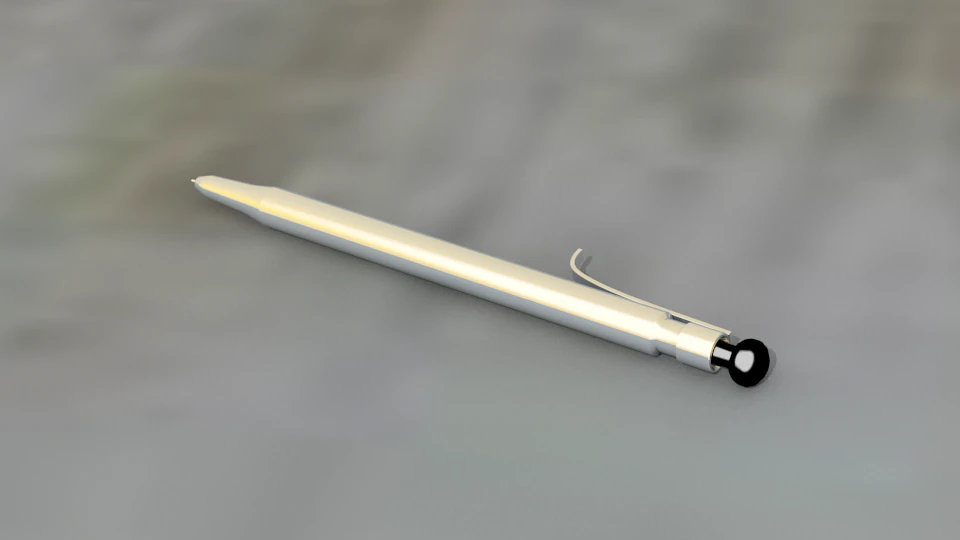 pen 3D Model .c4d .max .obj .3ds .fbx .stl .blend 