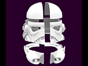 helmet stormtrooper 3D Print Model