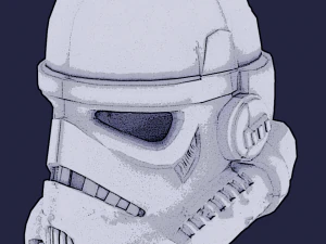 casco de soldado de asalto Modelo de impresión 3D